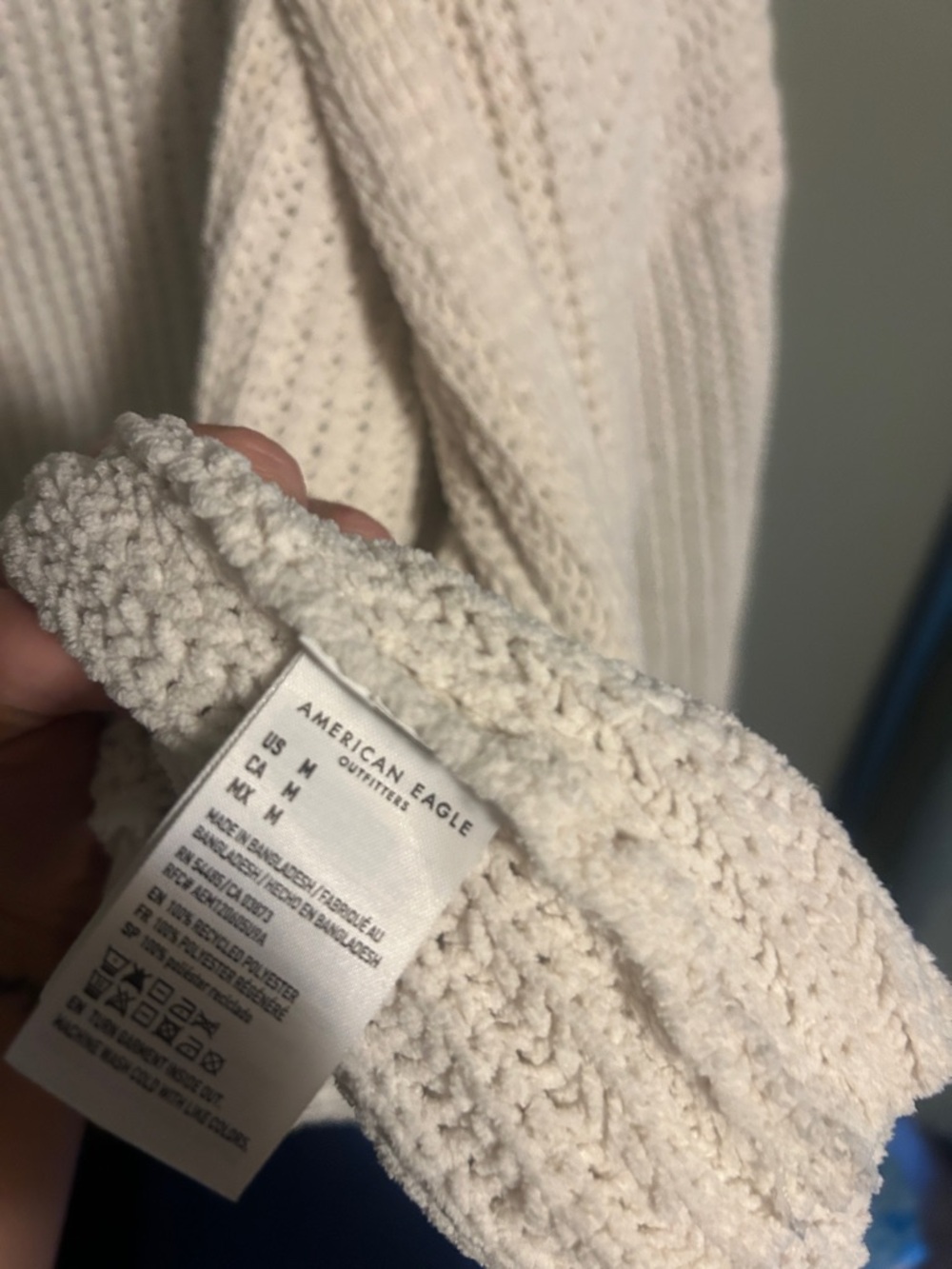 American Eagle Outfitters Chunky Open-Front Cardigan - Picture 4 of 5